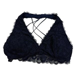 Gilly Hicks Lacy Bralette Med Navy